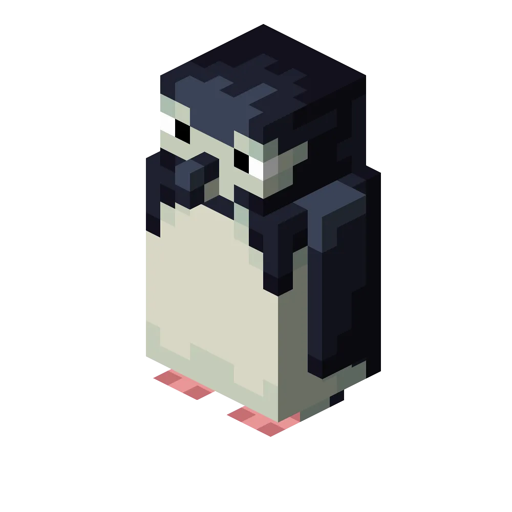 Chinstrap Penguin Isometric Render