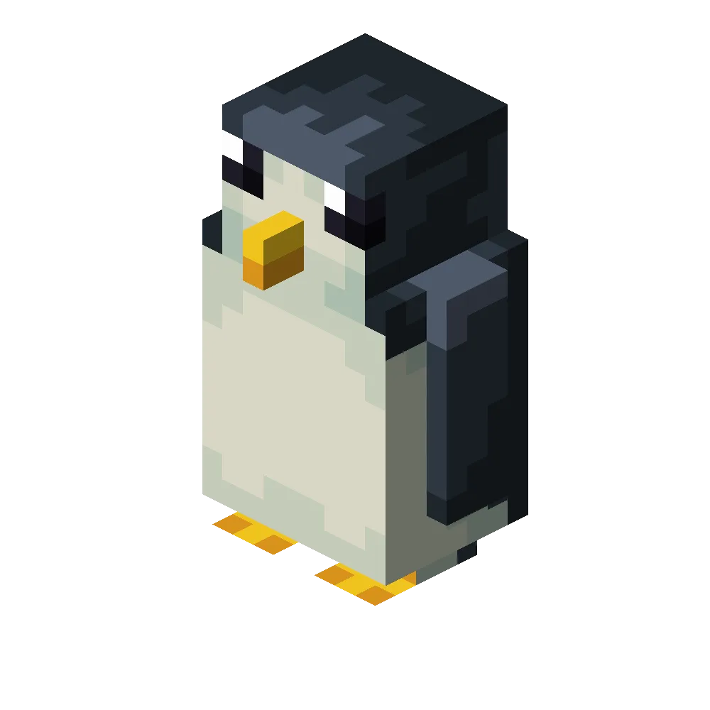 Gunter Penguin Isometric Render